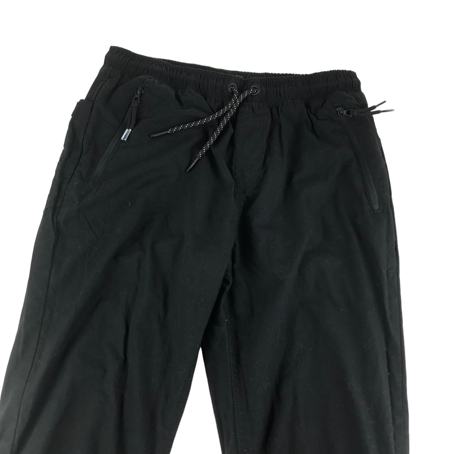 Next Trousers Age 12 Black Pull Up Style