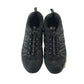 Graceland hiking shoe size 6.5 black with white detailing non tying