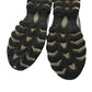 Graceland hiking shoe size 6.5 black with white detailing non tying