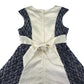 Sugar Plum dress 9-10 years white and navy formal occasionwear