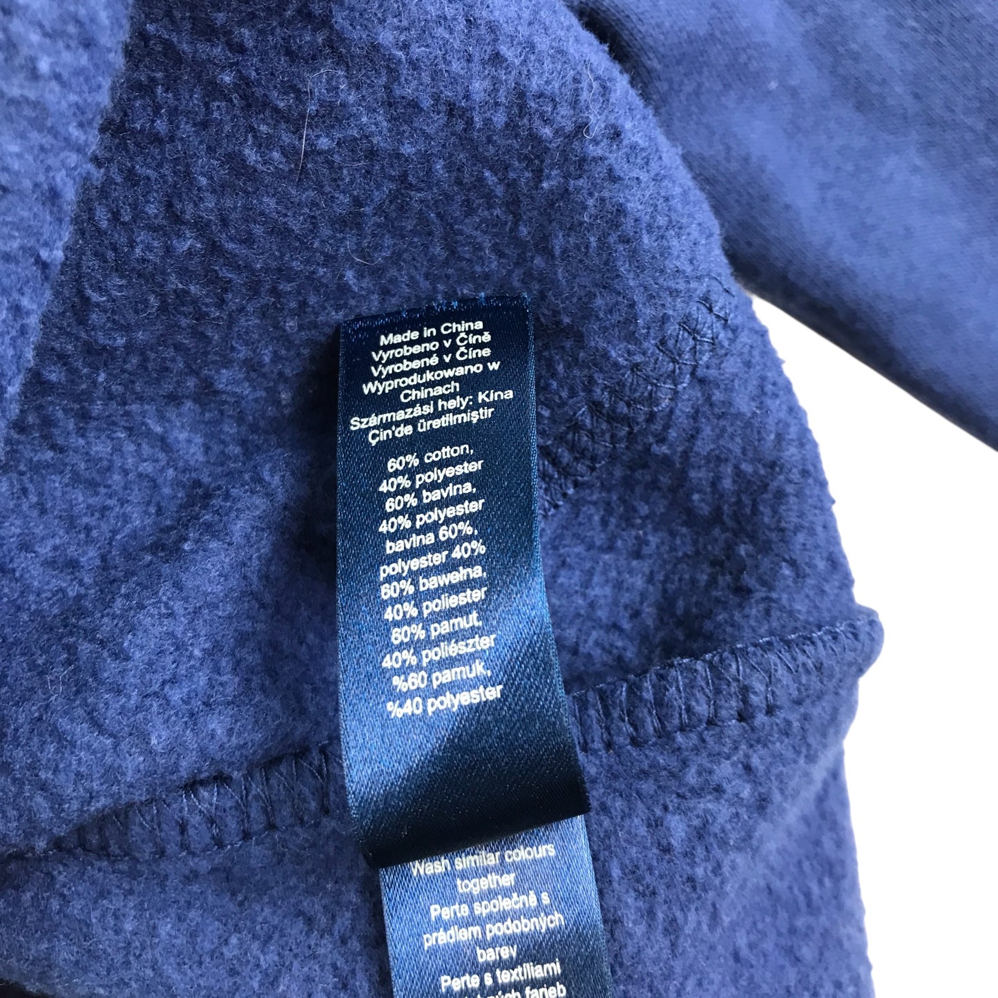 Cherokee hoodie 9-10 years navy long sleeve zip up