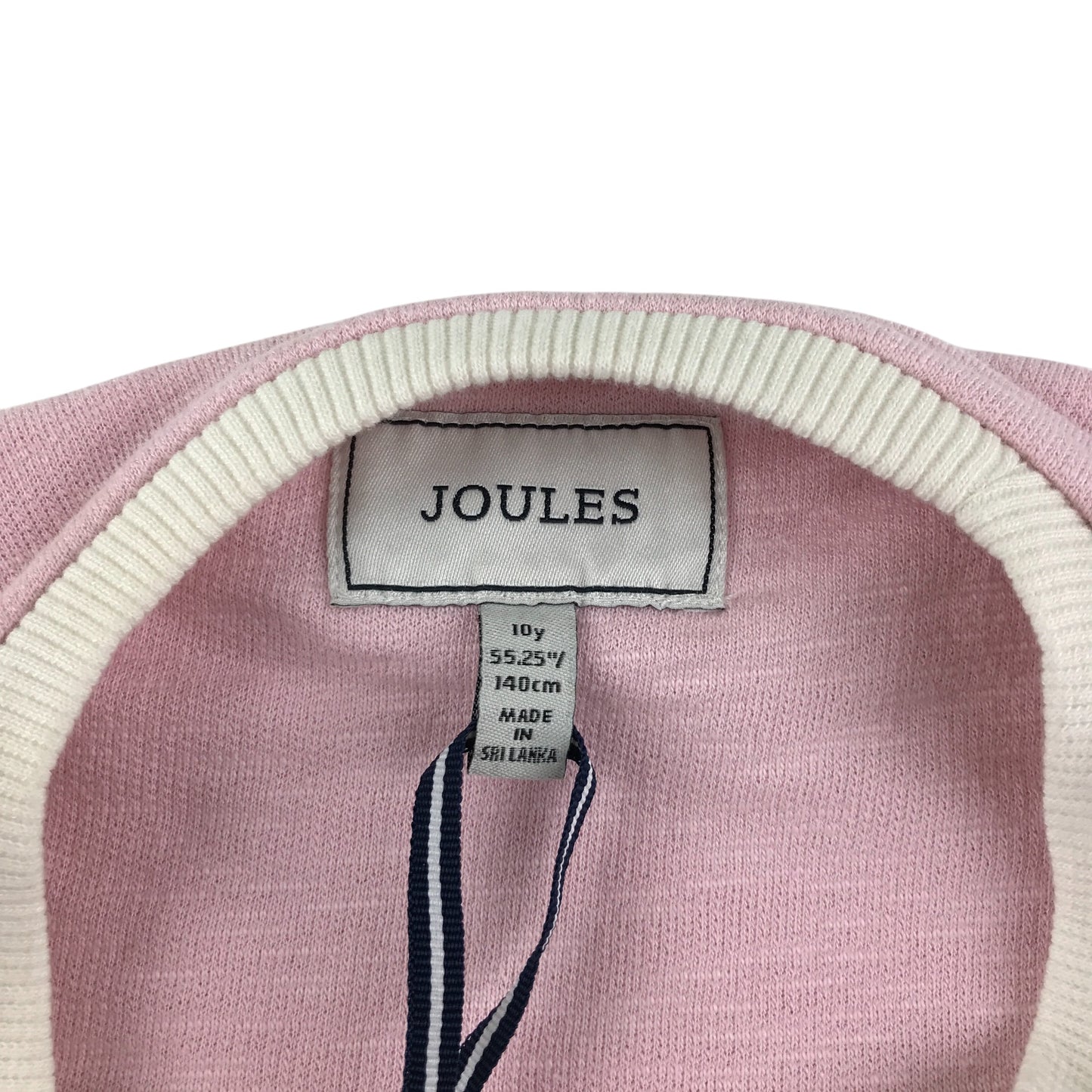 Joules jumper 9-10 years cream long sleeve with logo cotton