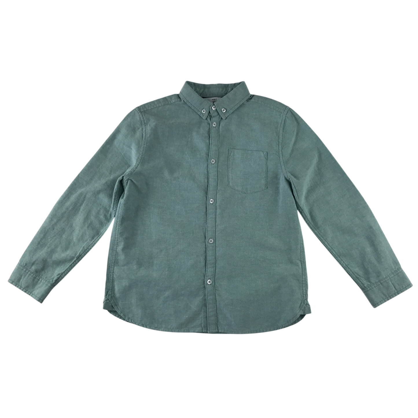 M&S 9-10 years green shirt