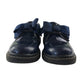 Lelli Kelly pumps shoe size 12.5 junior navy with glossy with bowtie and hoop and loop strap leather