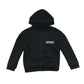Shein hoodie 9-10 years black long sleeve zip up with NASA text