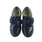 Lelli Kelly pumps shoe size 12.5 junior navy with glossy with bowtie and hoop and loop strap leather