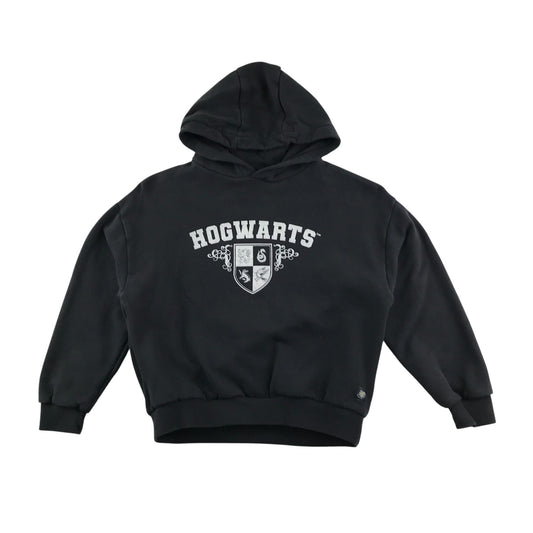 M&S hoodie 9-10 years dark grey long sleeve Hogwarts logo