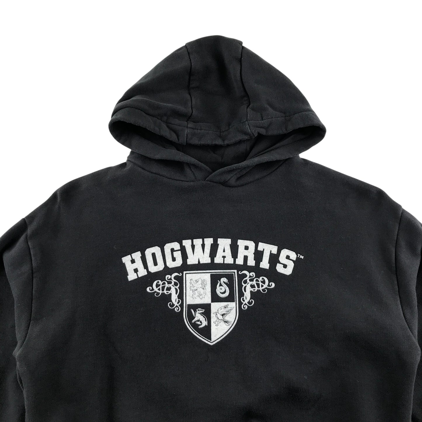 M&S hoodie 9-10 years dark grey long sleeve Hogwarts logo