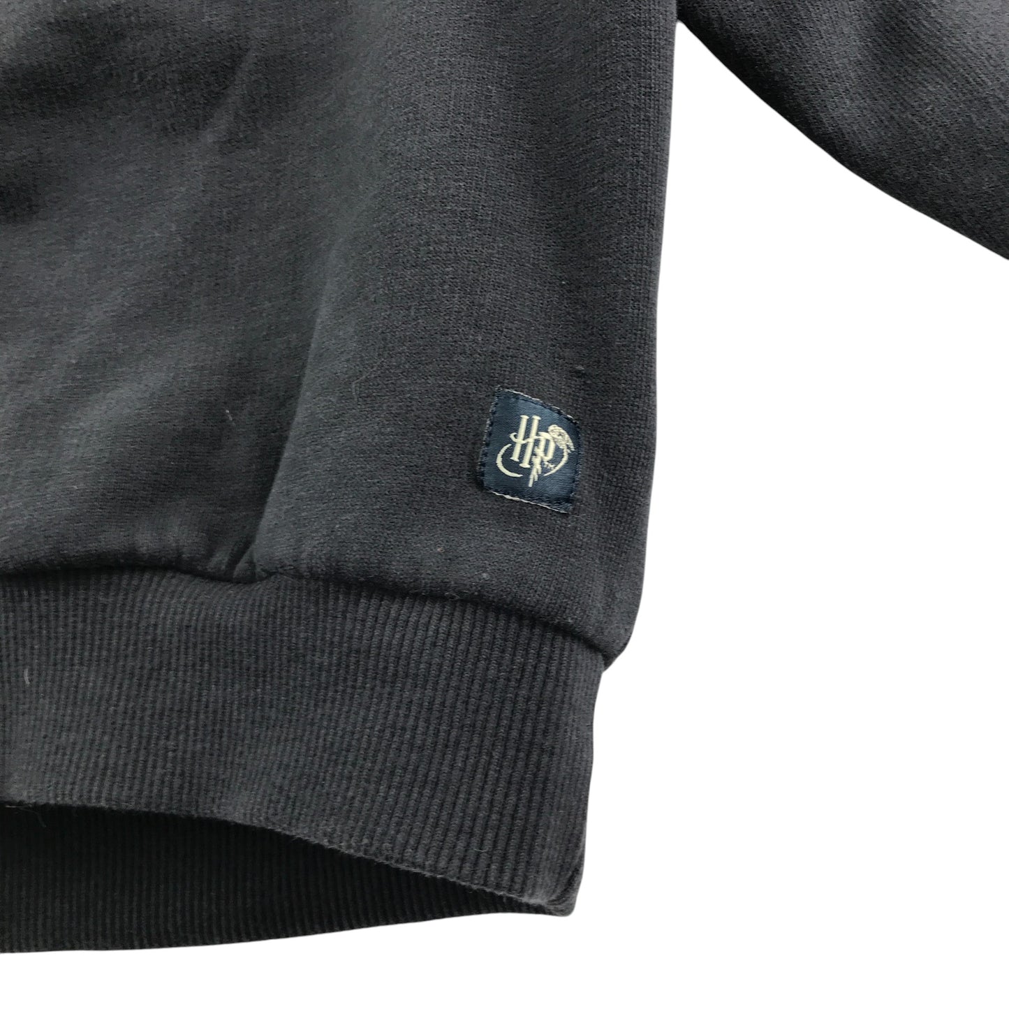 M&S hoodie 9-10 years dark grey long sleeve Hogwarts logo