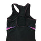 Slazenger swimsuit 9-10 years black pink and blue decorated shorts bottom one piece cossie