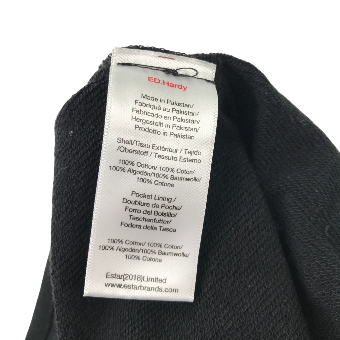 Ed Hardy 11-12 years black joggers