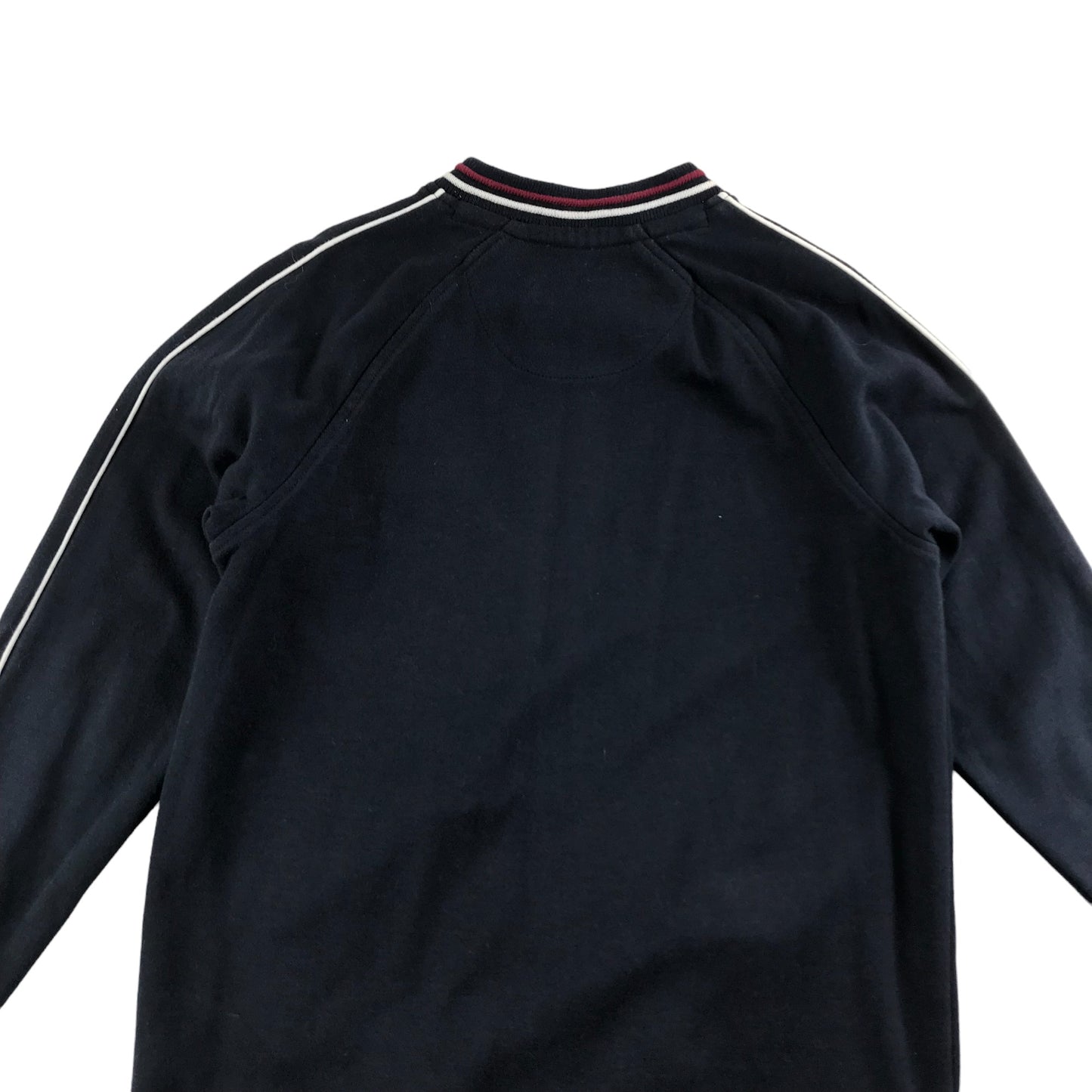 Next Sweater Age 7 Navy Blue Full Zipper Jersey