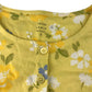 John Lewis Playsuit Age 12 Yellow Floral Button Up Cotton