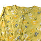 John Lewis Playsuit Age 12 Yellow Floral Button Up Cotton