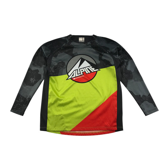 Madison Alpine 11-12 Years Black Long Sleeve Cycling Sports T-Shirt Graphic