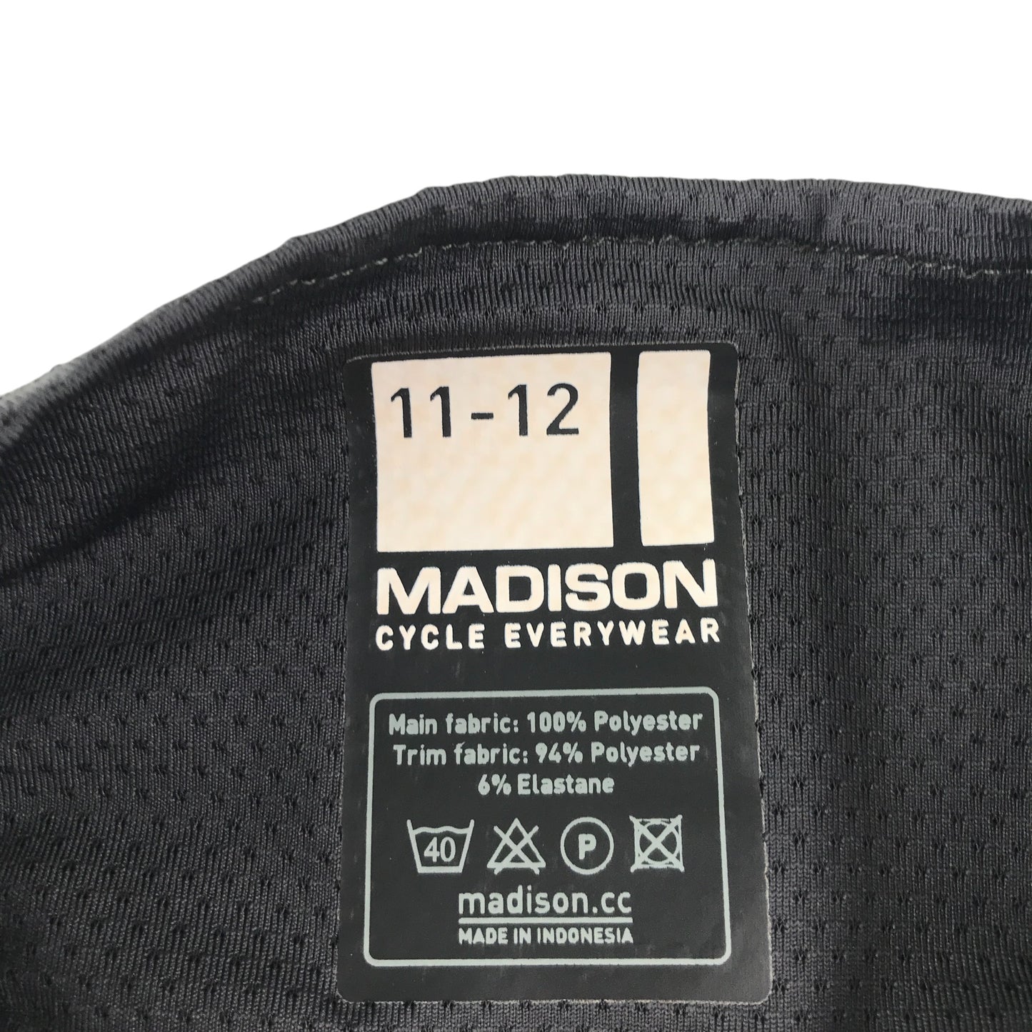 Madison Alpine 11-12 Years Black Long Sleeve Cycling Sports T-Shirt Graphic