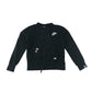 Nike sweater 9-10 years black with fleece material in triangle shape