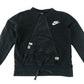Nike sweater 9-10 years black with fleece material in triangle shape
