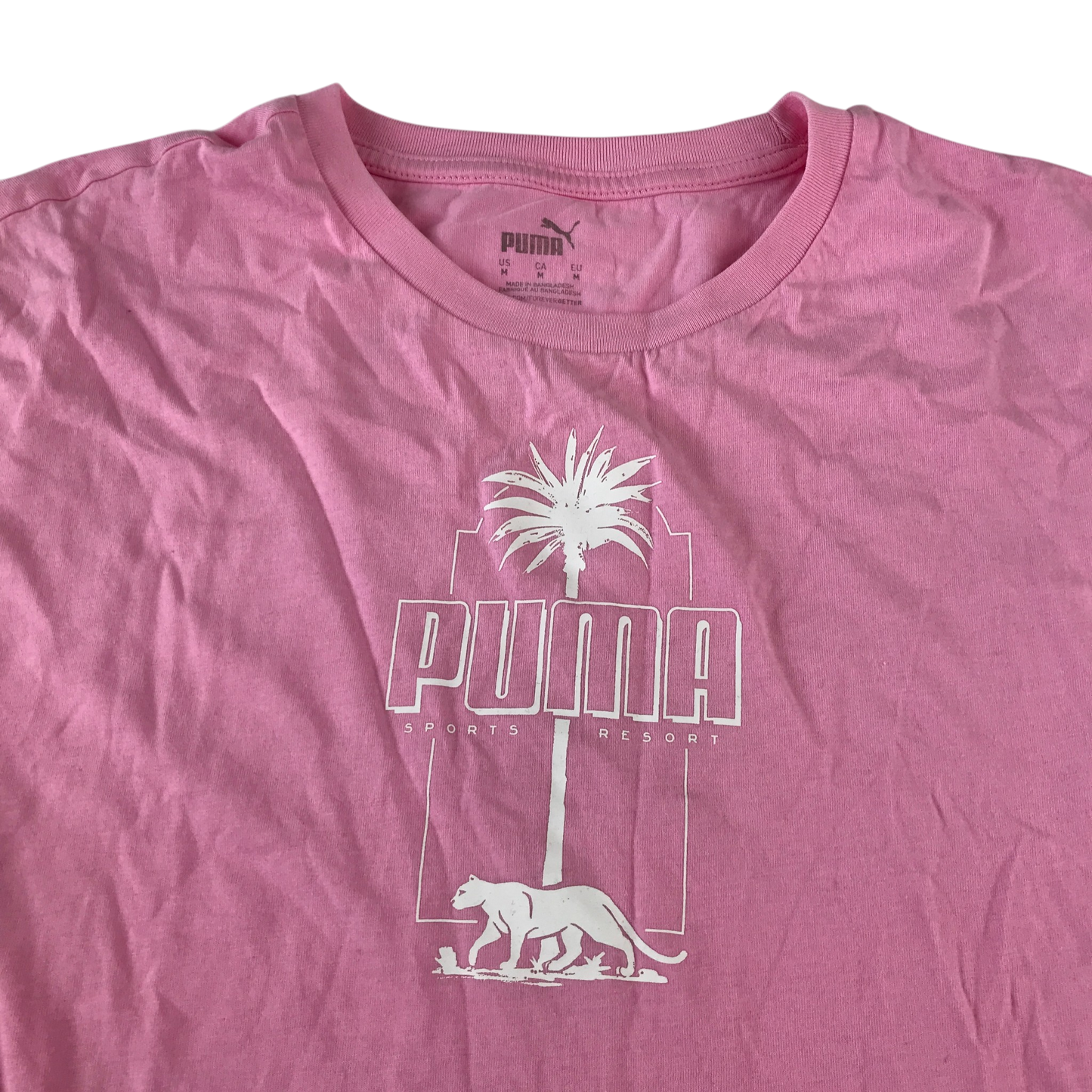 Puma medium pink t-shirt