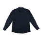 Armani Jeans Shirt 9-10 Years Navy with Unique Print and Logo Button-Up Cotton