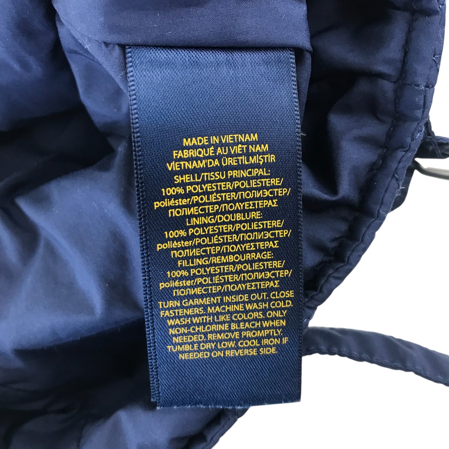 Polo Ralph Lauren light jacket 8-9 years navy quilted