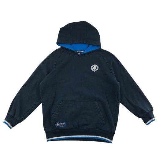 Scotland Classics hoodie 11-12 years black long sleeve embroidery thistle