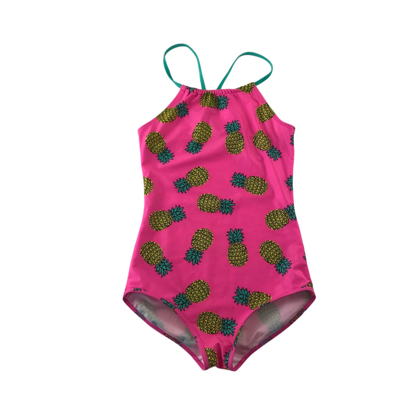 George swimsuit 11-12 years pink pineapple print one piece cossie