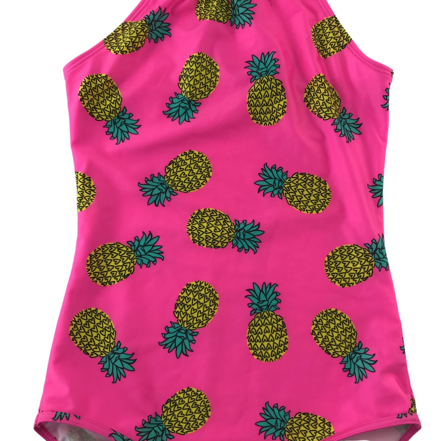 George swimsuit 11-12 years pink pineapple print one piece cossie