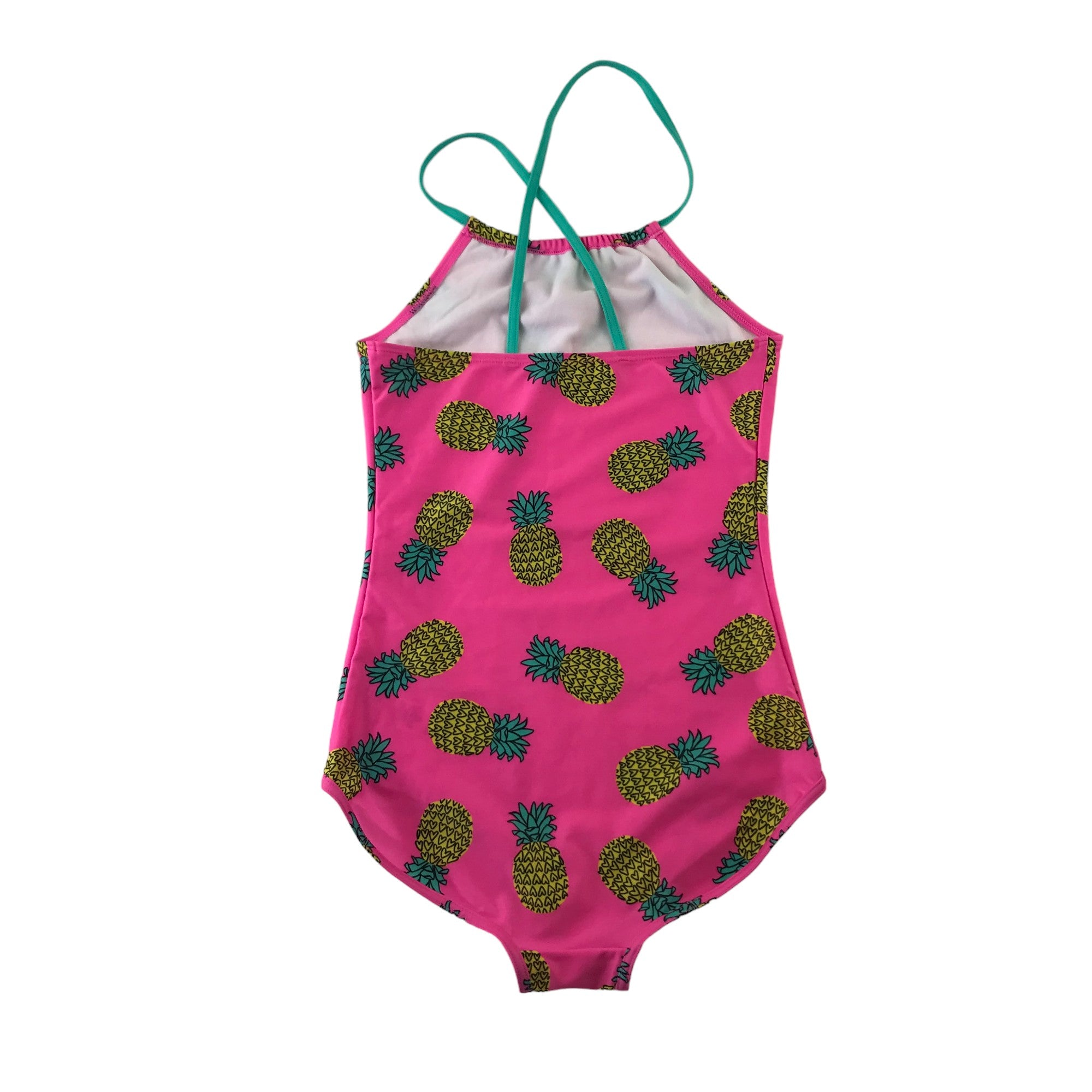 George swimsuit 11 12 years pink pineapple print one piece cossie ApparelXchange CIC