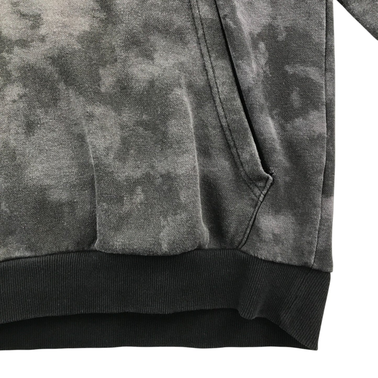 H&M hoodie 11-12 years dark grey smoke style pattern