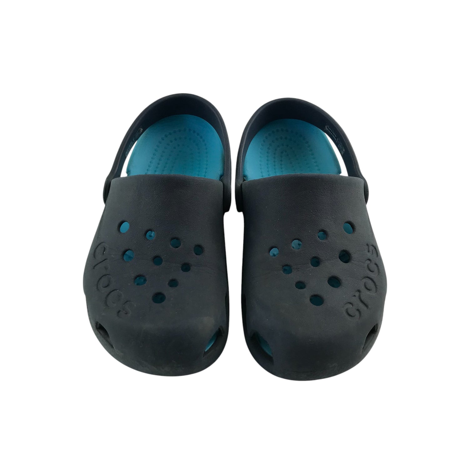 Crocs clogs shoe size 13 junior navy blue slip on sandal