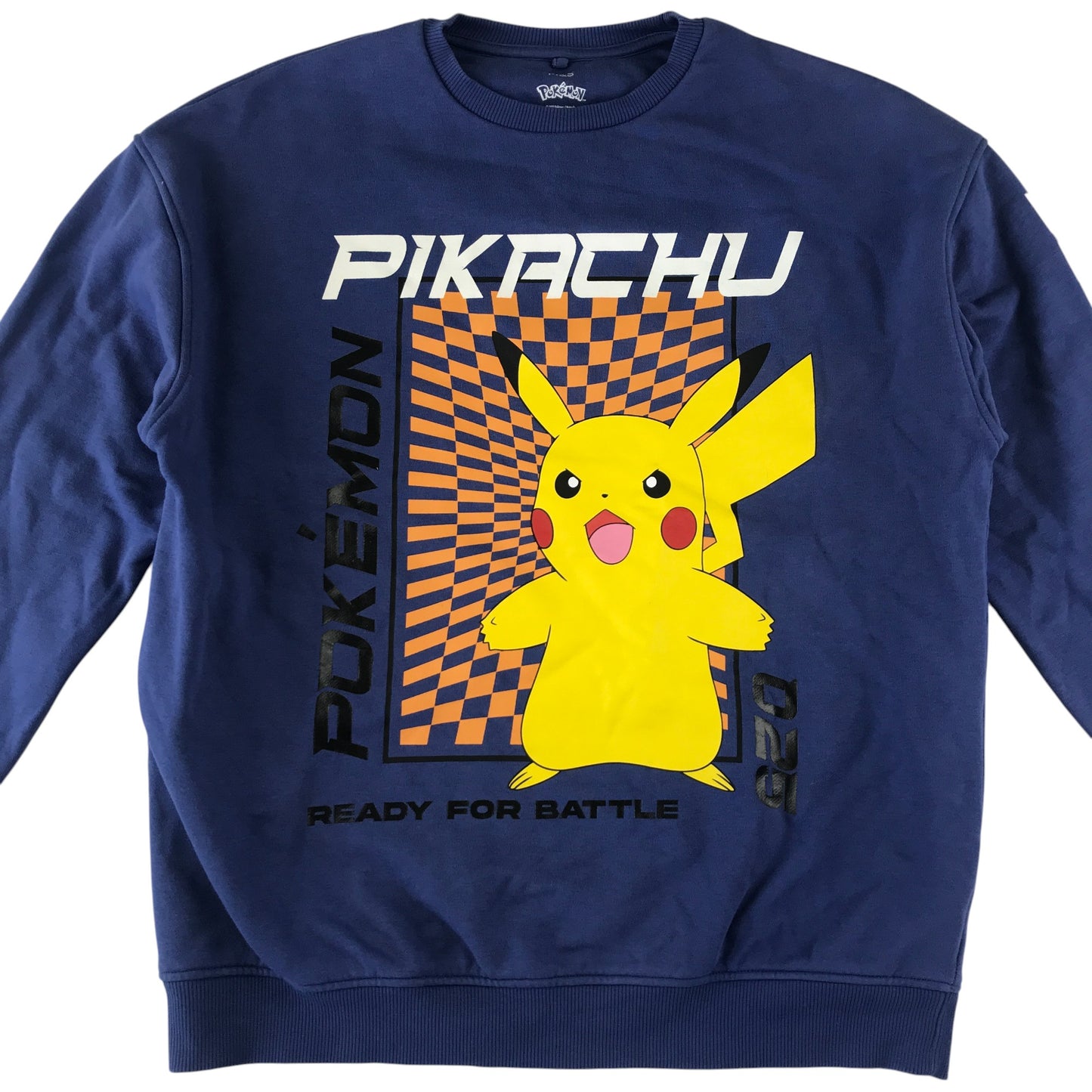 M&S sweater 14-15 years blue Pikachu graphic design