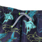 F&F swim trunks 5-6 years navy shark print graphic design