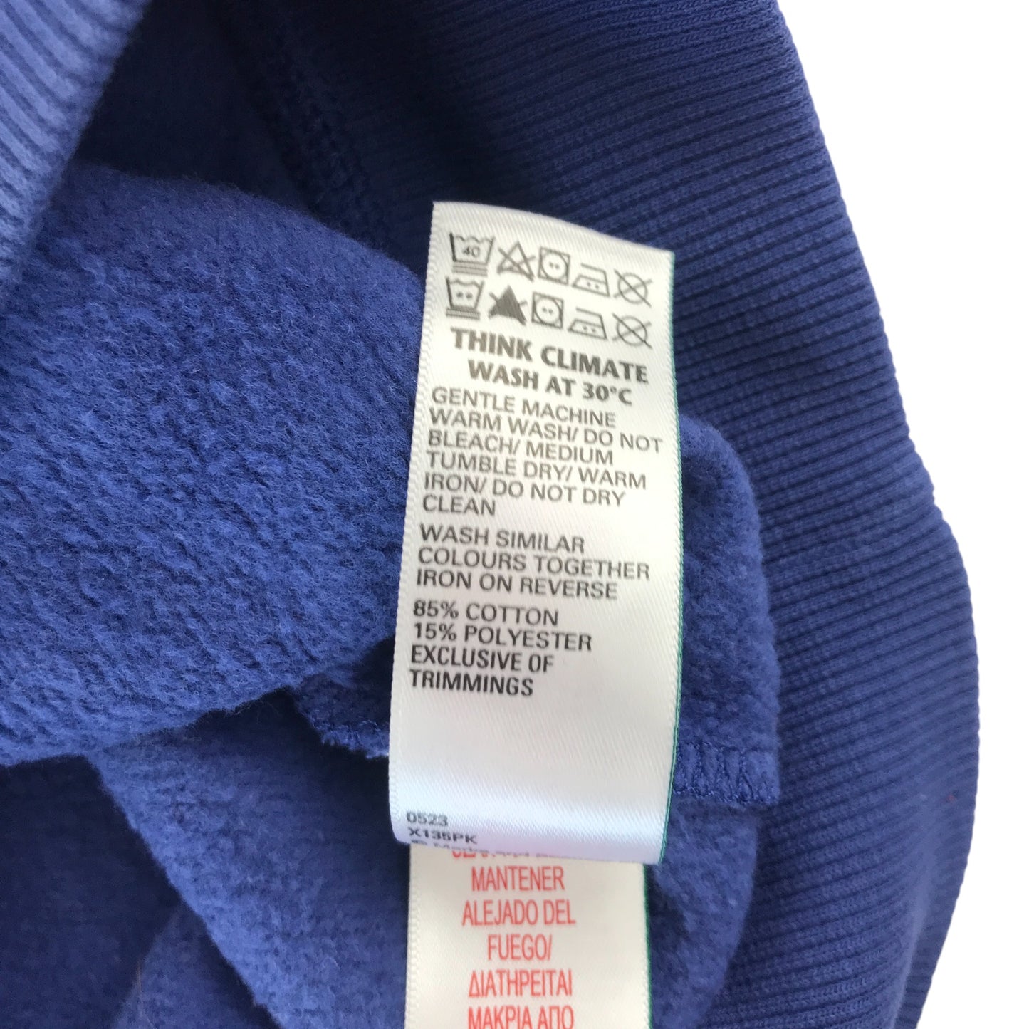 M&S sweater 14-15 years blue Pikachu graphic design