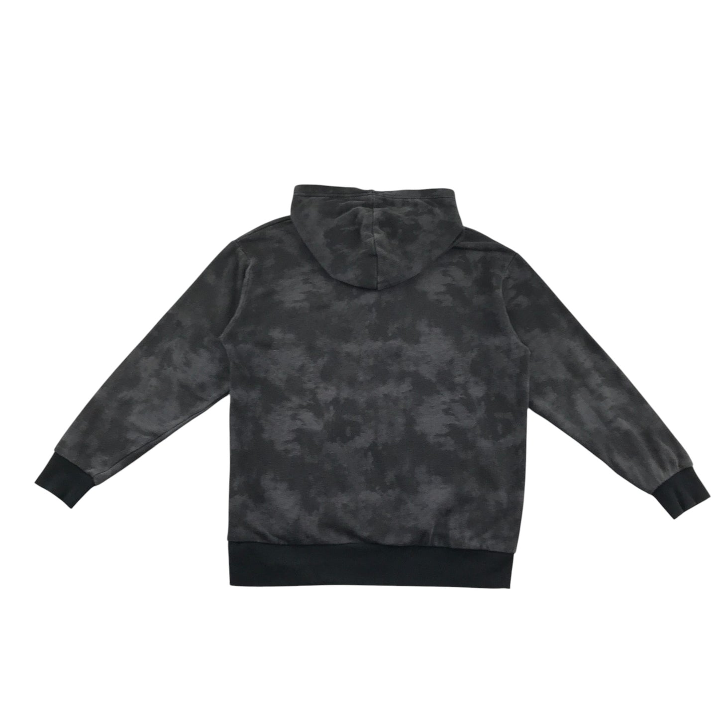 H&M hoodie 11-12 years dark grey smoke style pattern