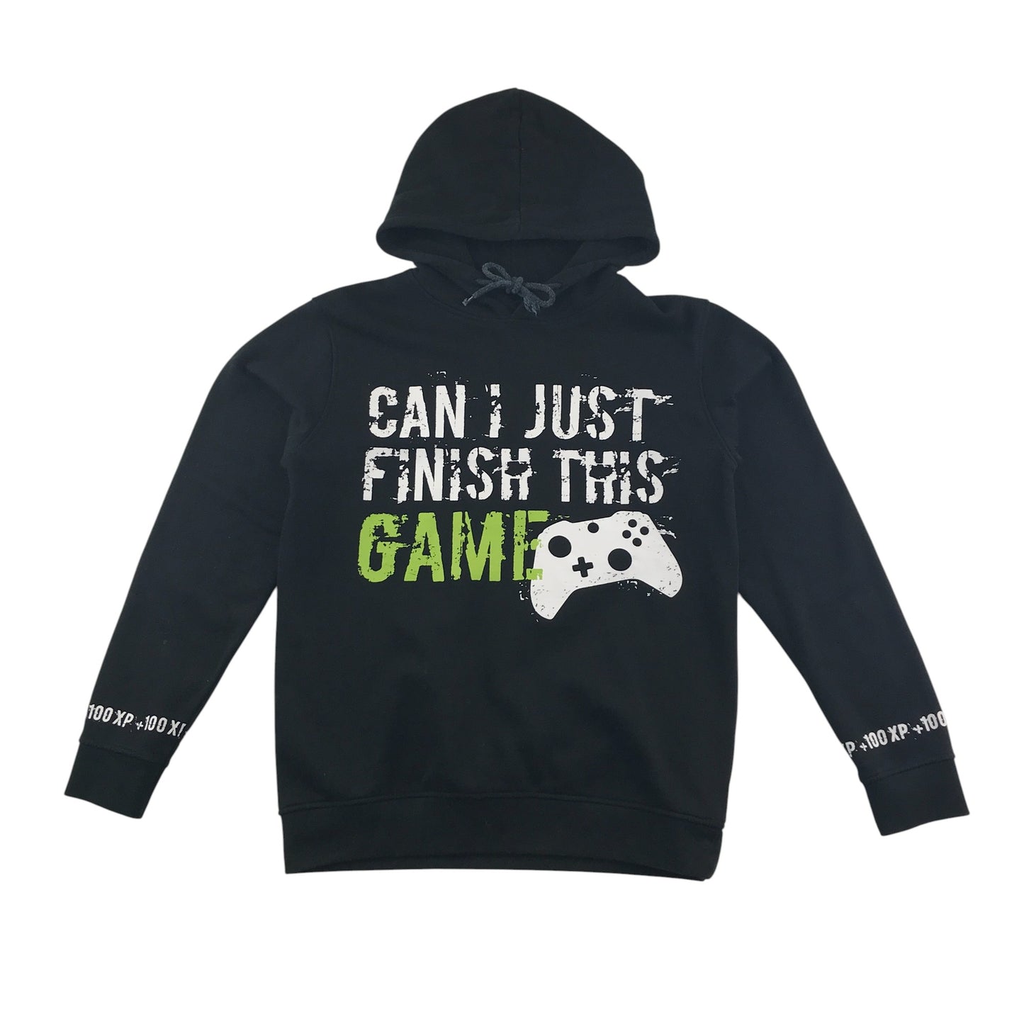 City Comfort hoodie 11-12 years black long sleeve gaming graphic cotton