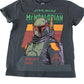 Star Wars t-shirt 6-7 years grey Mandalorian Boba Fett print cotton