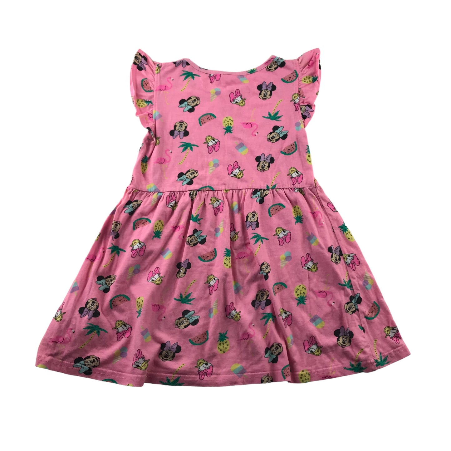 Primark Dress Age 6 Pink Disney Minnie Mouse and Daisy Duck Cotton