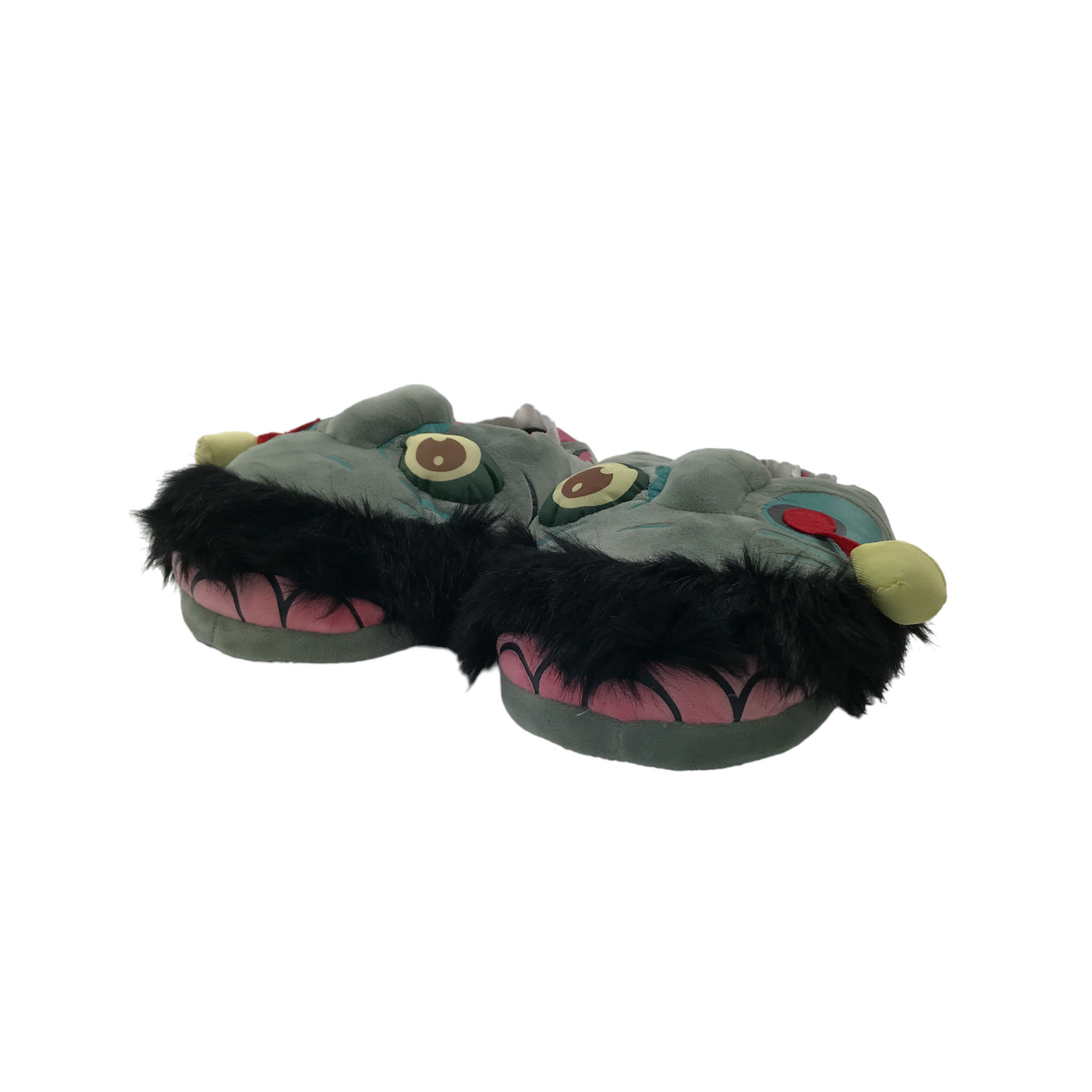 Green Frankenstein Slippers Shoe Size 5