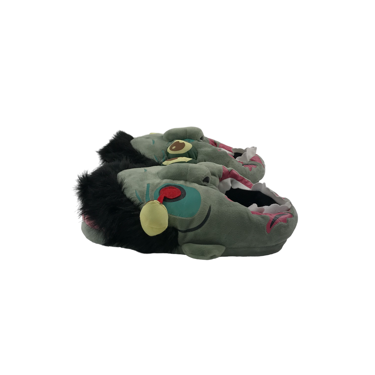 Green Frankenstein Slippers Shoe Size 5