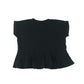 DKNY t-shirt 9-10 years black text graphic design cropped