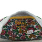 Boden sweater 5-6 years grey rabbit and floral print