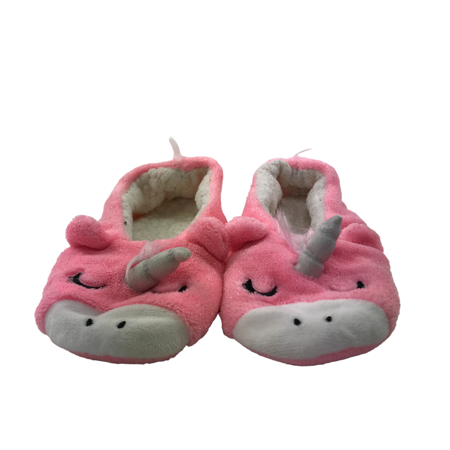 Pink Unicorn Slippers Shoe Size 3-4