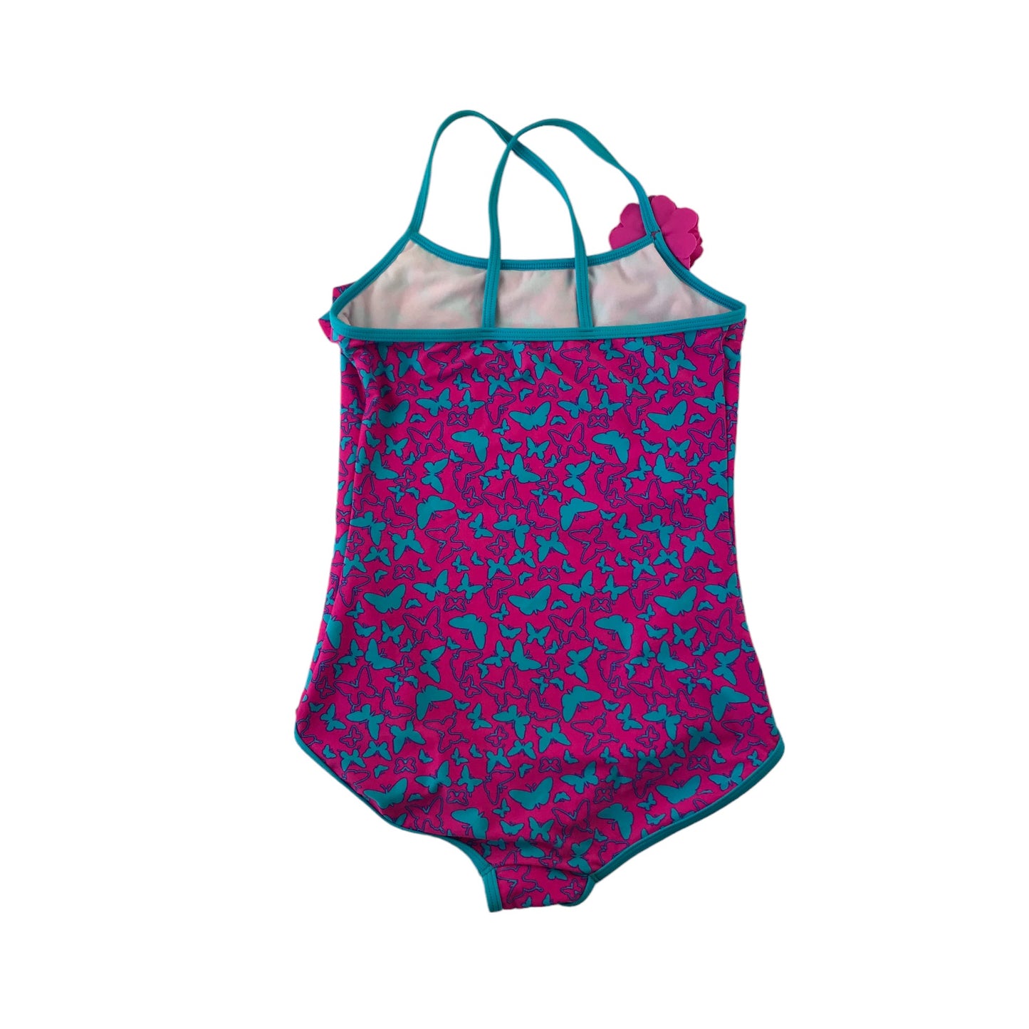 George swimsuit 9-10 years pink butterfly print one piece cossie