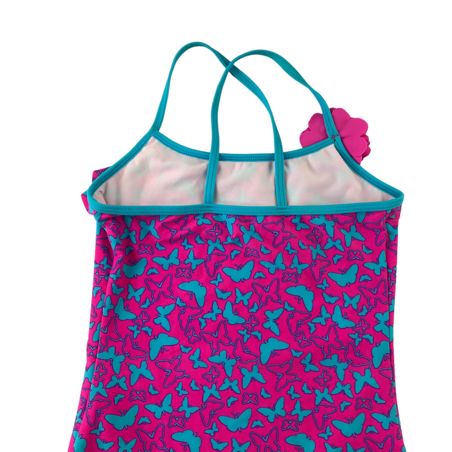 George swimsuit 9-10 years pink butterfly print one piece cossie