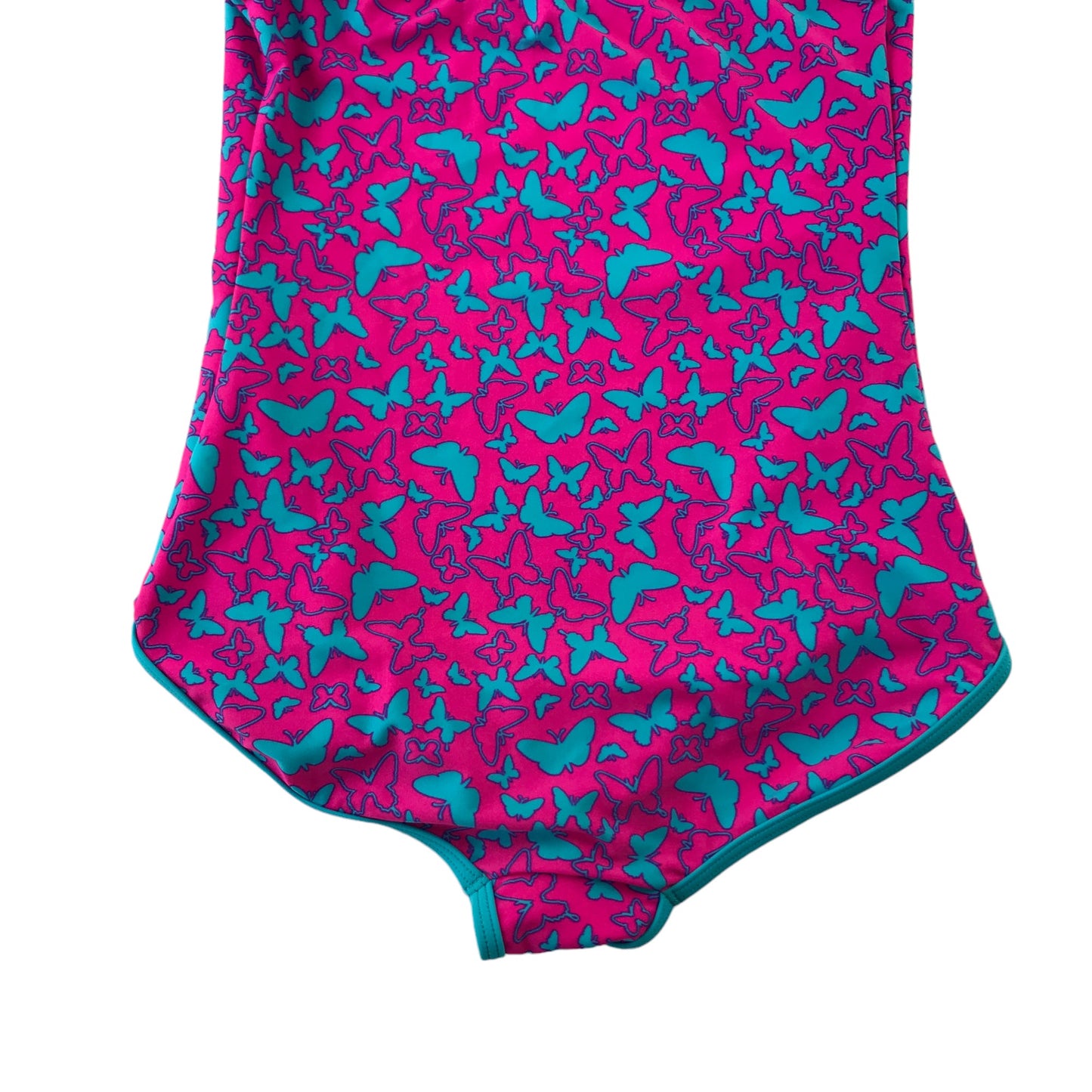 George swimsuit 9-10 years pink butterfly print one piece cossie