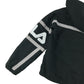 Fila Jacket 8 years black hooded light windbreaker with mesh lining
