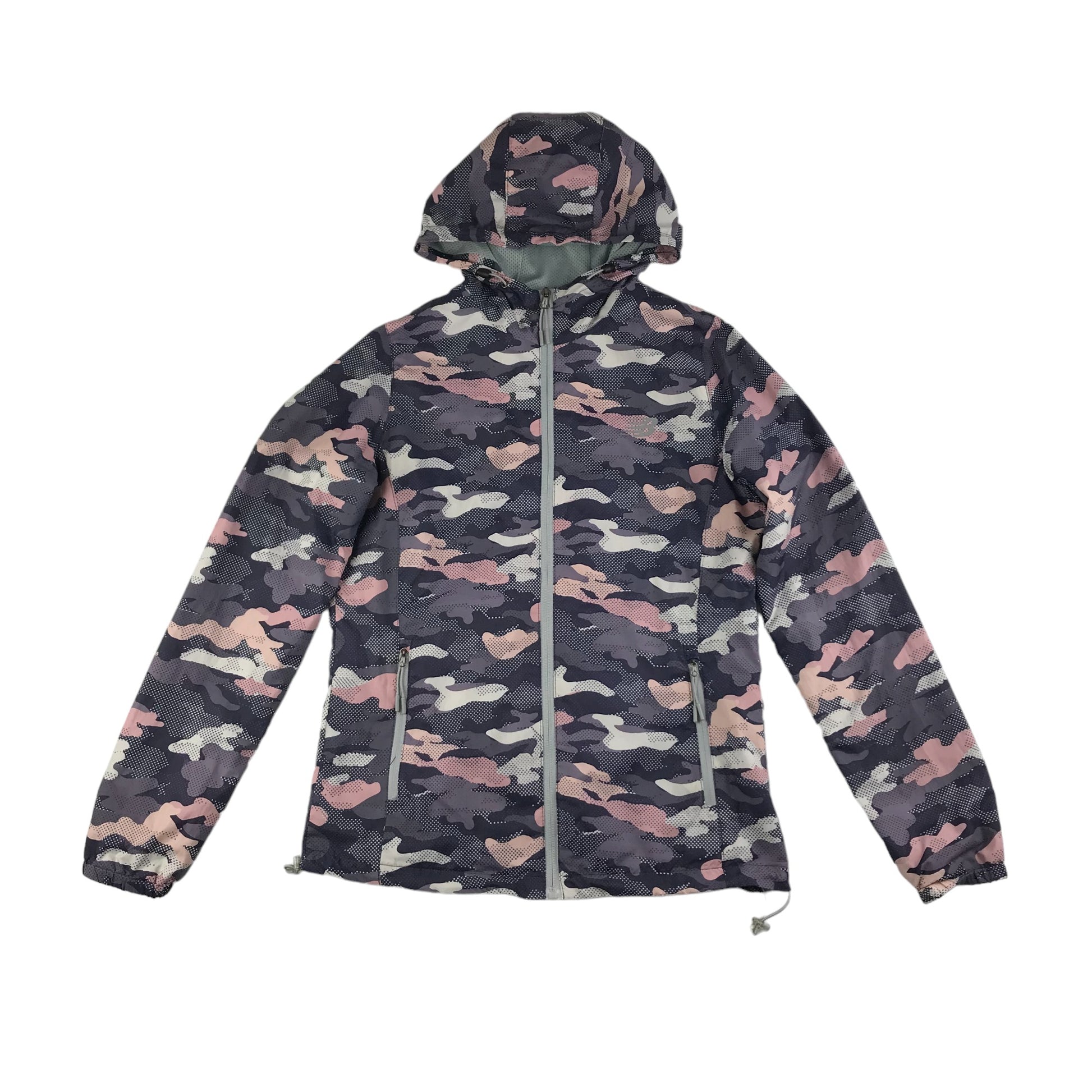 New Balance Light Jacket Age 12 Purple and Pink Camo Light