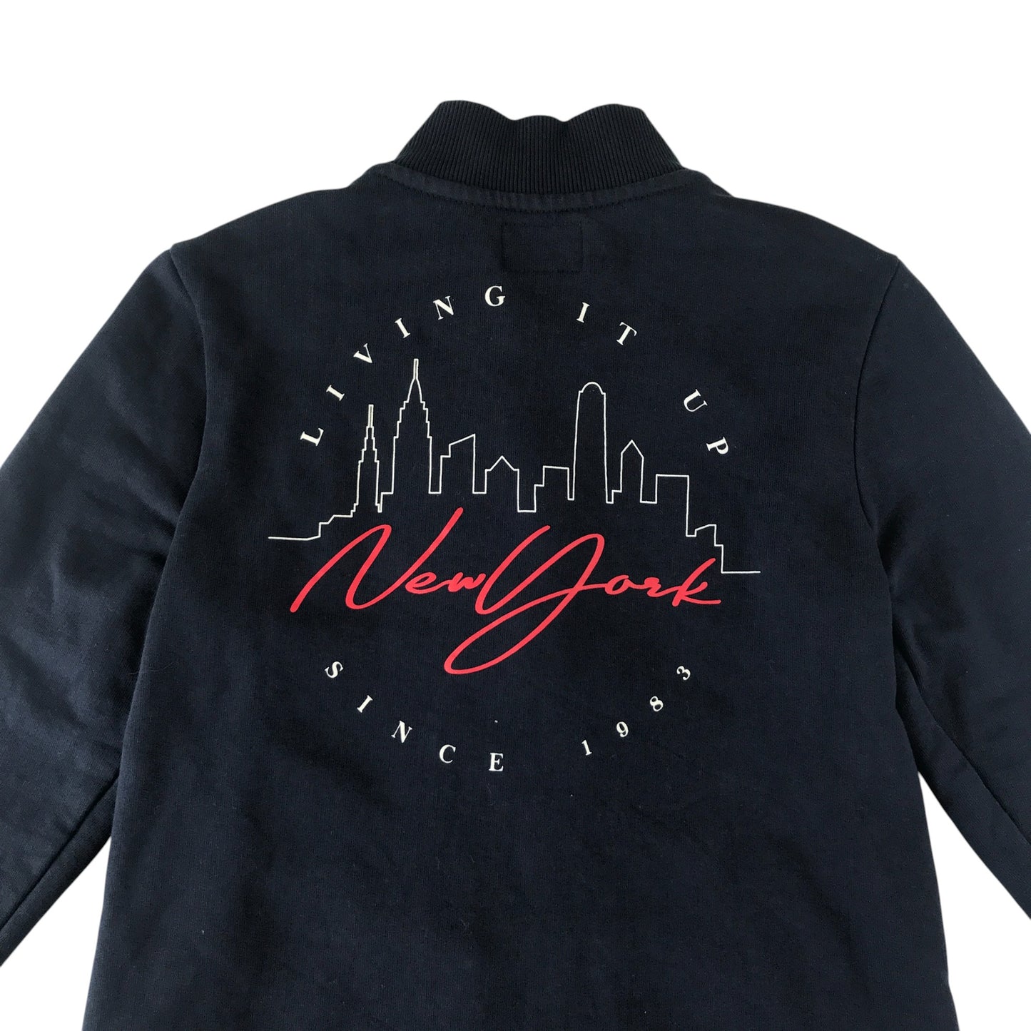 Original Marines sweater 9-10 years navy New York style graphics cotton