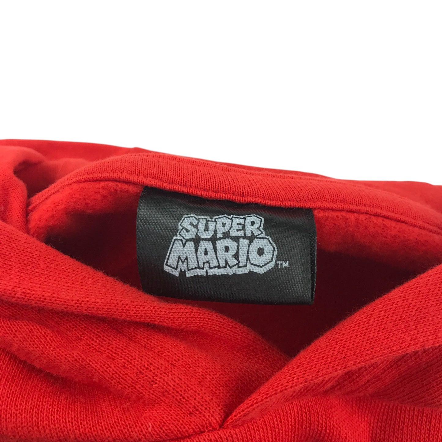 Next hoodie 13-14 years red Super Mario design print pull-over cotton
